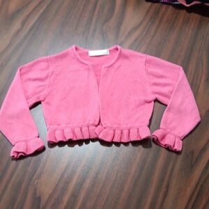 American Princess Fuchsia Ruffle Trim Jacket